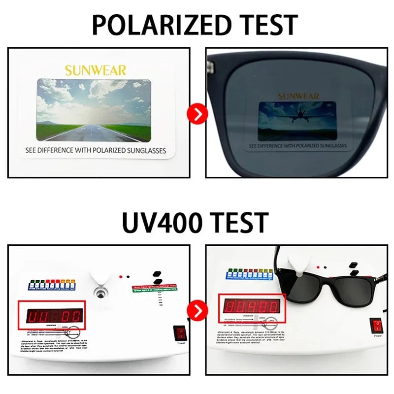 Day Night Vision Driver Night GlasseÓculos de visão noturna PC Frame Óculos de sol polarizados Homens Esporte ao ar livre Óculos de sol Dia Visão noturna Motorista Óculos de noite Óculos de proteçãos Goggles